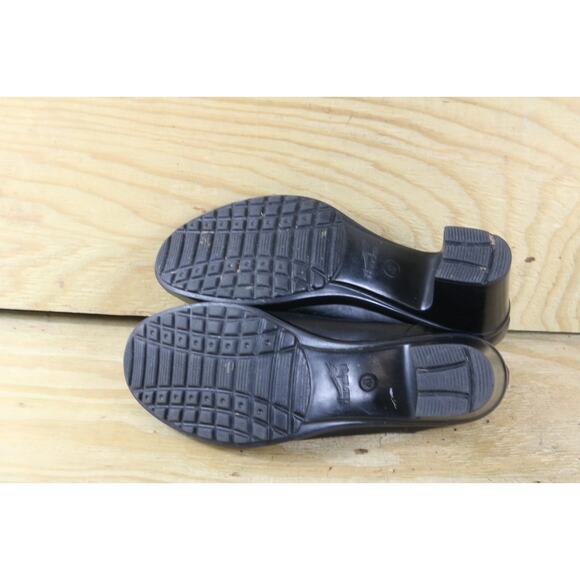 Dansko Boots Womens 10 Black Leather Adrienne Ankle Bootie Shoes - Picture 5 of 7